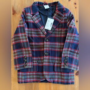 Gymboree NWT 4T Plaid Jacket